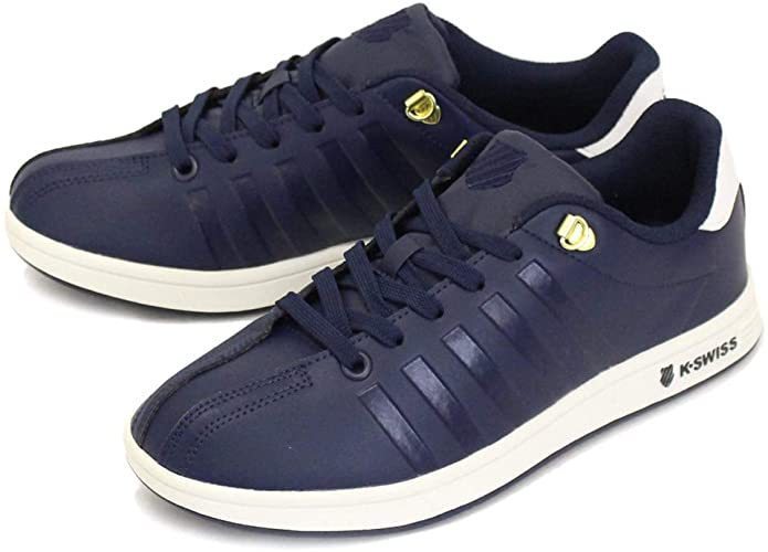 新品 K-SWISS ケースイス 合皮スニーカー KSL 07 スニーカー Navy ２３cm 通学・通勤・ウォーキング テニス/zx