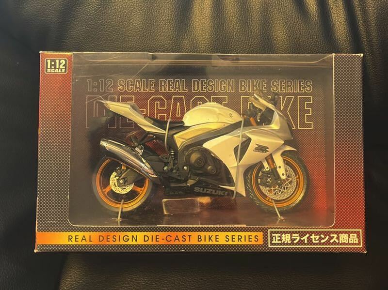 1/12スケールSUZUKIスズキGSX-R1000鈴木正規ライセンスダイキャストバイクミニカーオートバイJOYCITY