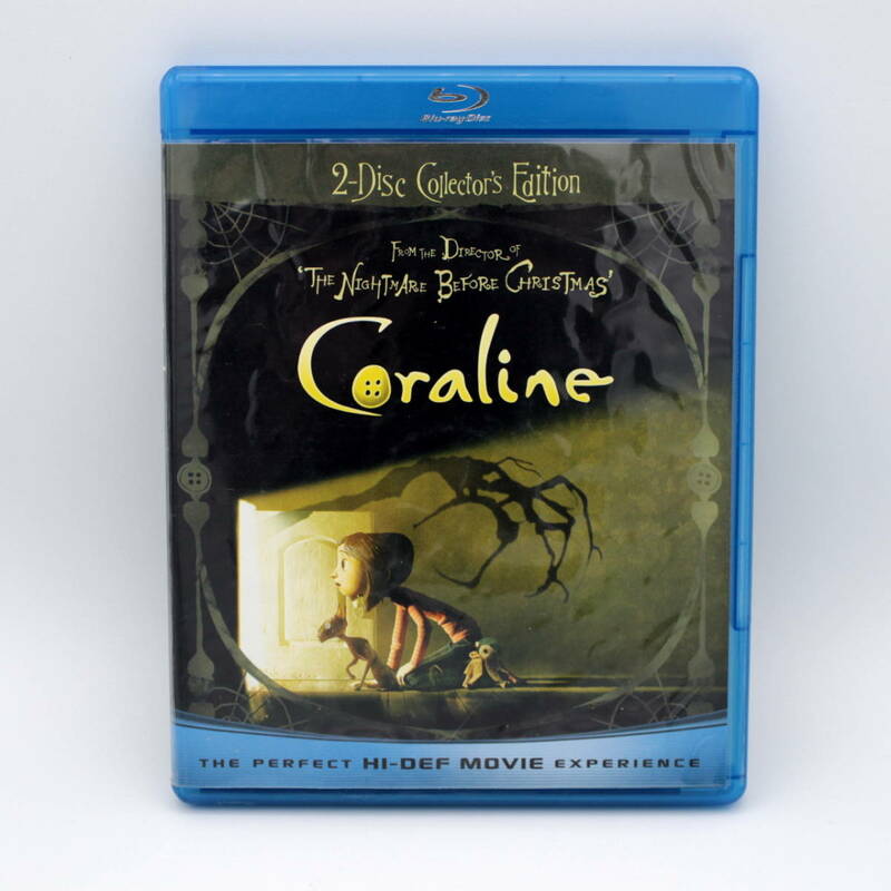 caraline キャロライン コレクターズエディション　ナイトメアビフォアークリスマス　北米Blu-ray+DVD　付属品あり