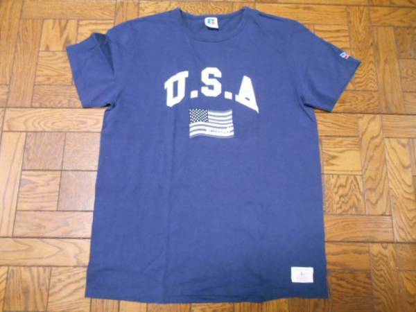 ☆USA☆　星条旗　【RUSSELL】　Tシャツ　米国　　アメリカ　極真