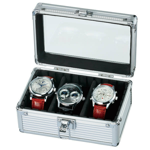 腕時計ケース ウォッチケース コレクションケース 3本収納アルミケース