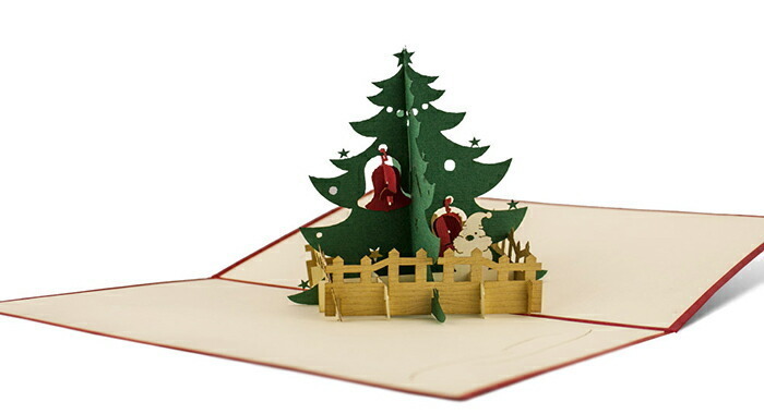 Diese Klappkarten メッセージカード グリーティングカード ディーゼ クラップカルテン 3D もみの木 クリスマス W18 Tannenbaum 3710037