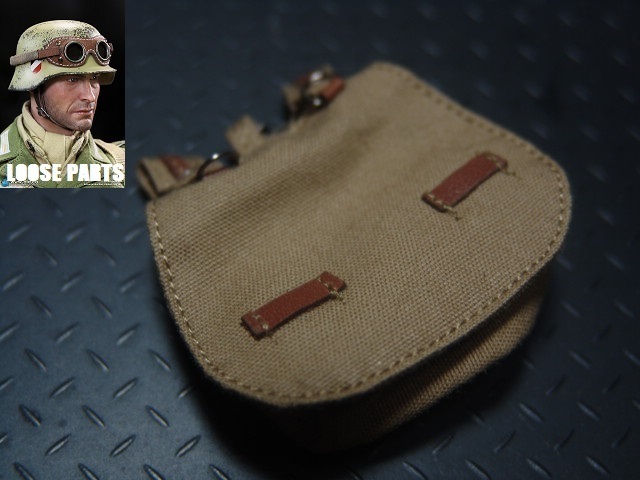 【 DAK/II 】1/6ドールパーツ：DID製 WWII ドイツアフリカ軍団 熱帯地カラーブレッドバッグ