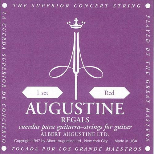 AUGUSTINE REGAL RED セット　オーガスチンクラシックギター弦　リーガルレッド（赤） ポイント消化 送料無料 買いだおれ