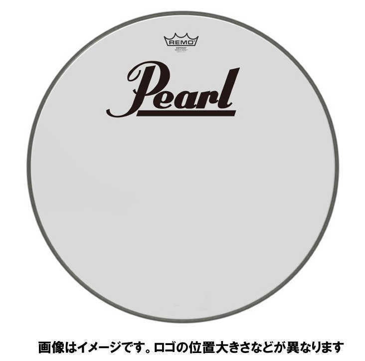 REMO Perlロゴ ドラムヘッド 18インチ スムースホワイト エンペラー 18'バスドラム BB-1218-3P