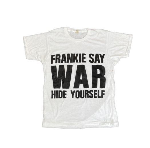80's SCREEN STARS ブート バンドT Tシャツ フランキーゴーズトゥハリウッド FRANKIE SAY WAR HIDE YOURSELF サイズL [l-0252]