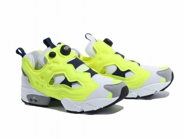 リーボック Reebok スニーカー インスタポンプ フューリー GZ3242 メンズ ホワイト イエロー Instapump Fury シューズ 靴 白 黄色 27.0cm