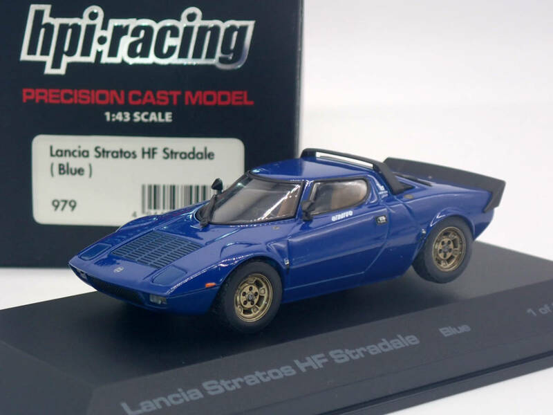 HPI racing 1/43 ランチア ストラトス Lancia Stratos HF Stradale Blue 979