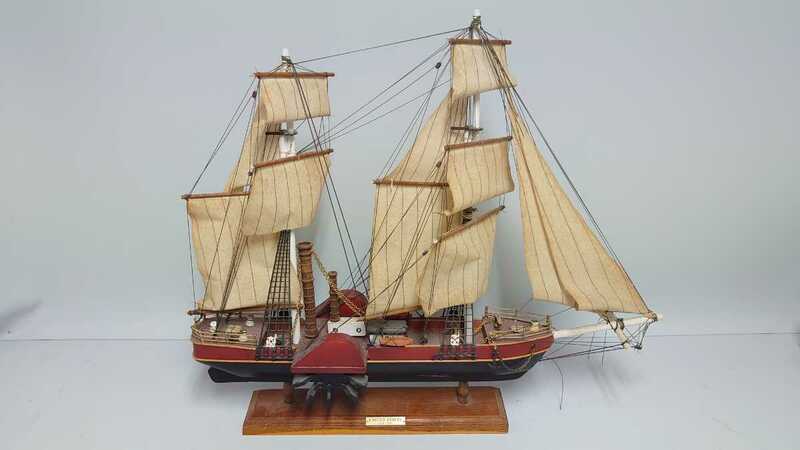 ■ 帆船 模型 USA UNITED STATES ユナイテッド ステイツ 全長63㎝ 1860 スペイン製 ■