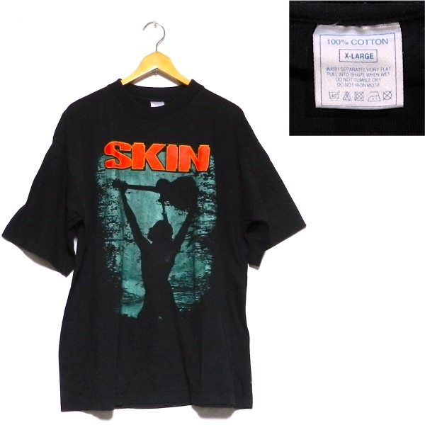 SKIN 90’s オフィシャル ツアー Tシャツ 黒 XL 検 Alice in Chains Stone temple Pilots Soundgarden R.E.M. Pearl Jam NIN Primal Scream