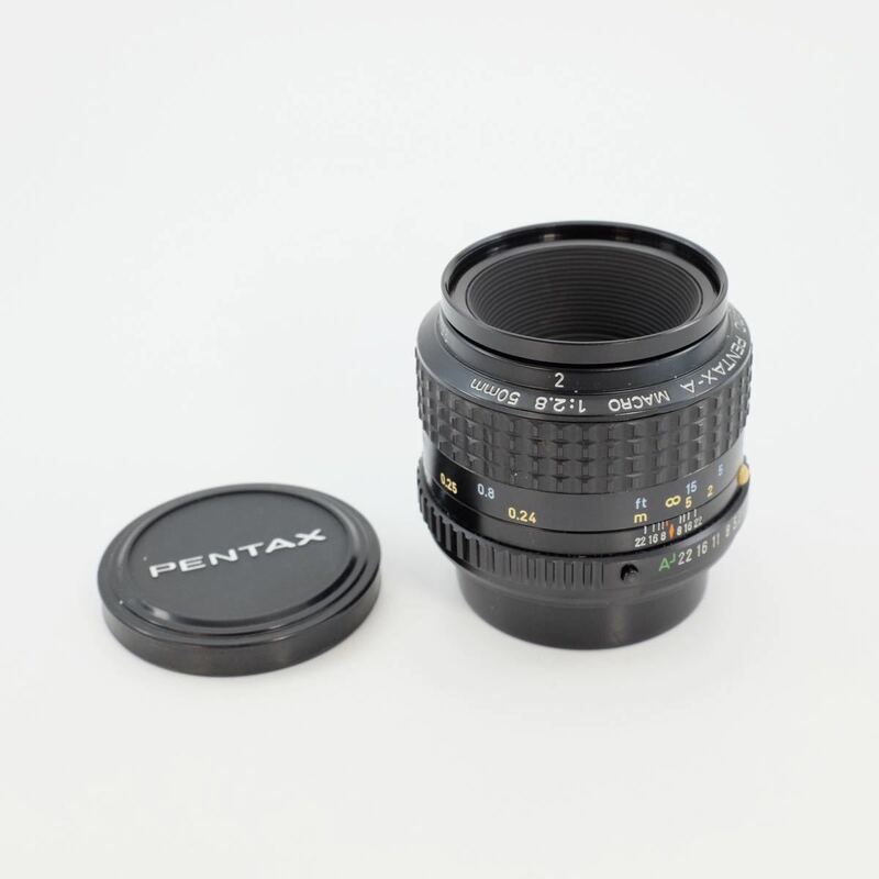 Pentax ペンタックス A MACRO 50mm 1:2.8 一眼レフマニュアルレンズ