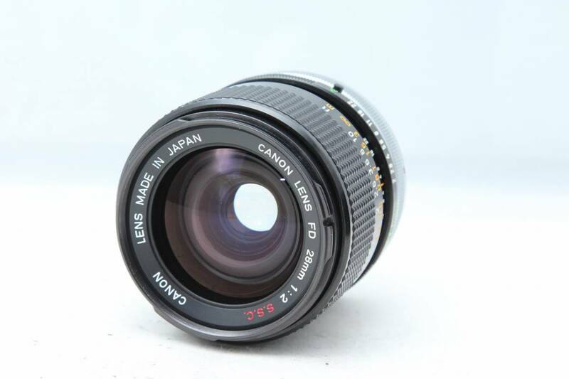 希少な美品☆Canon FD 28mm f2 S.S.C SSC Wide Angle MF Lens キヤノン 広角