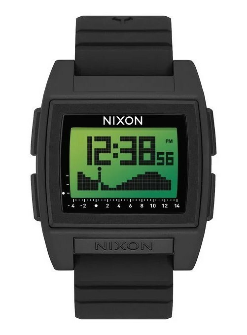 ニクソン NIXON 腕時計 送料無料 ザ・ベースタイド プロ ブラック/グリーンポジティブ A1212-3327-00 マリンスポーツ 100M防水 男女