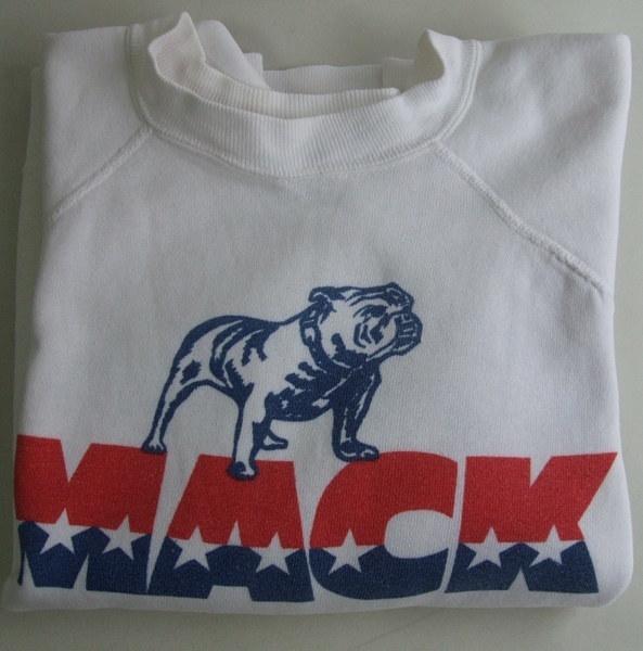 VINTAGE 70s チャンピオン Champion マック・トラックス MACK TRUCKS SWEAT 長袖 スェットシャツ ビンテージ 染み込み ブルドック 米国製