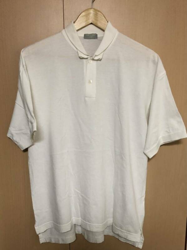 COMME des GARCONS HOMME ad1998 polo Shirt コムデギャルソンオム ポロシャツ 白 ホワイト90s