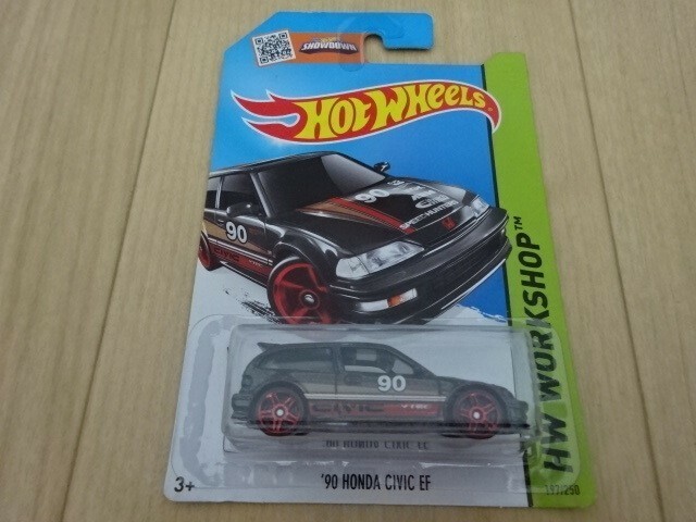 HW Hot WHeeLS '90 HONDA CIVIC EF ホンダ シビック ガンメタ グランドシビック ホットウィール ミニカー ミニチュアカー