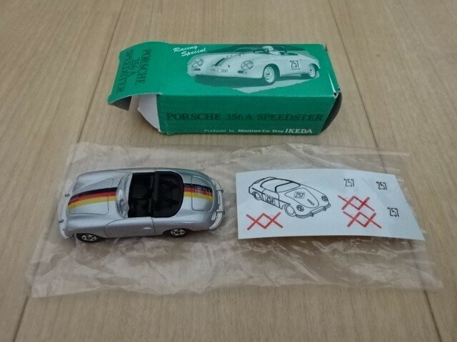 トミカ ポルシェ 356 A スピードスター イケダ特注 日本製 1/59 ミニカー ミニチュアカー TOMICA PORSCHE SPEEDSTER