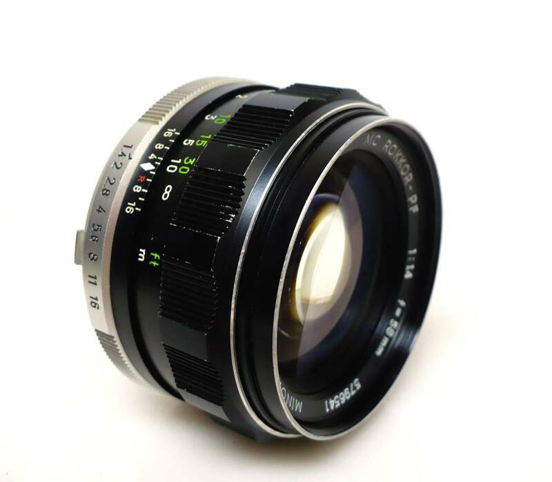 ★MINOLTA(ミノルタ)◆ MC ROKKOR-PF 1:1.4 f=58mm ●