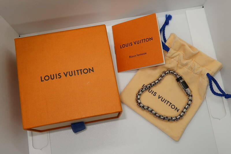 ■□ルイヴィトン Louis Vuitton モノグラム エクリプス チェーンブレスレット M62592□■