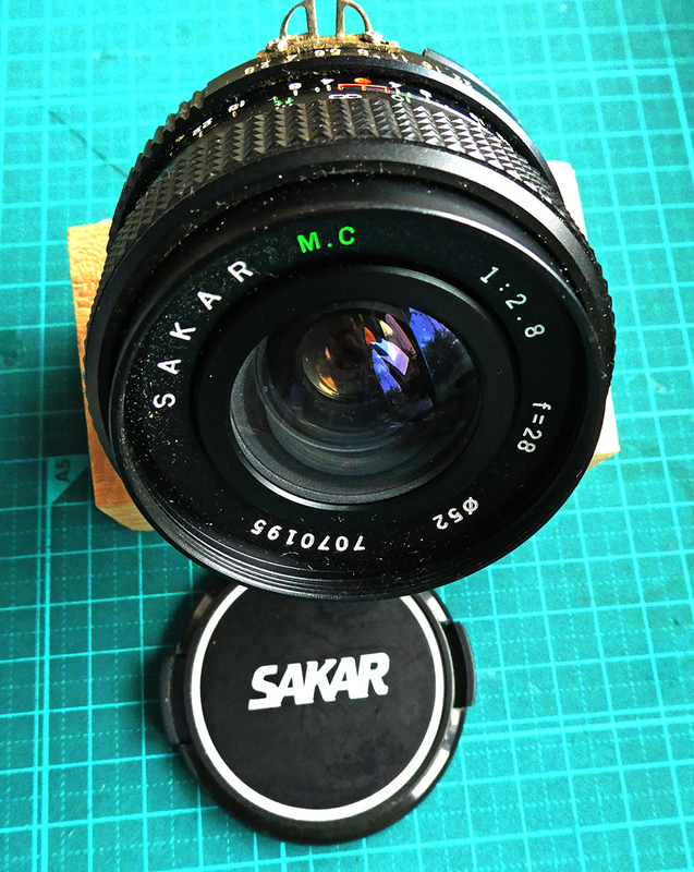 ミノルタ Minolta F/1:28 28mm 広角単焦点レンズ SAKAR