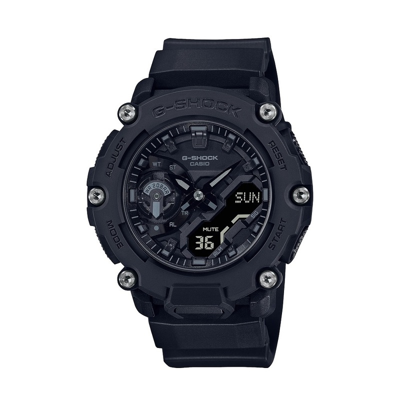 CASIO 腕時計 G-SHOCK ジーショック GA-2200BB-1AJF　カーボンコアガード　20気圧防水 ブラック　アナログ　デジタル　アナデジ　メンズ