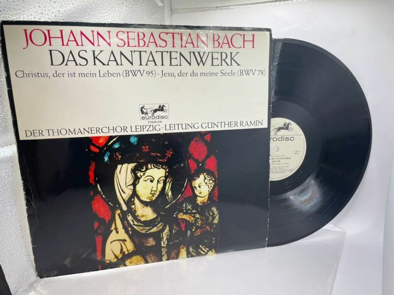 [X-915]【eurodisc:71606KK】Bach, Der Thomanerchor Leipzig*, Gnther Ramin Das Kantatenwerk - Christus,他/クラシック　LP