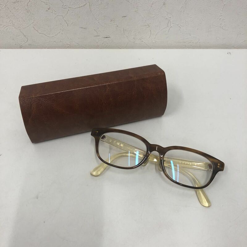 【度入り】金子眼鏡 眼鏡 セルロイド BRW ブラウン 茶色 kc-16