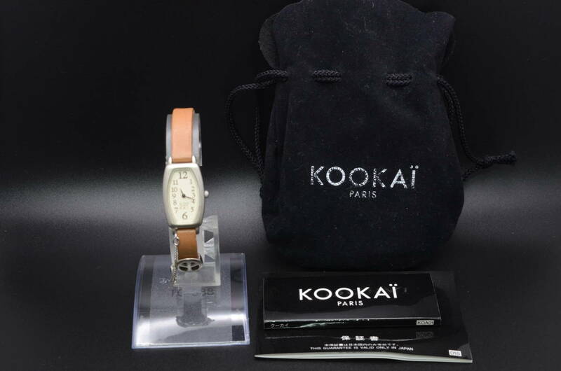 【中古】 KOOKAI (クーカイ) 3220-328060 レディース 2針 クオーツ 【電池交換済】 腕時計 現状品 (k-0151)