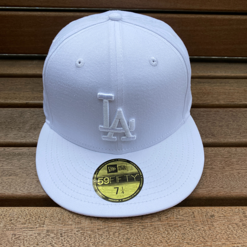 USA正規品 【7.1/4】 NEWERA ニューエラ MLB ロサンゼルス ドジャース LA Dodgers 特別色 ソリッドホワイト 白 59FIFTY メジャーリーグ