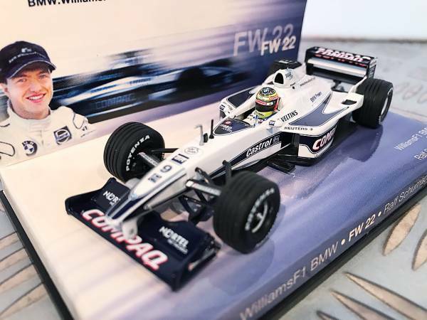 1/43 Williams F1 BMW・FW 22・Ralf Schumacher. ミニカー