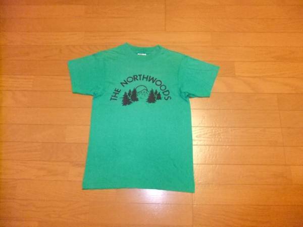 Hanes　Tシャツ　usa製グリーンM　ヘインズ　古着