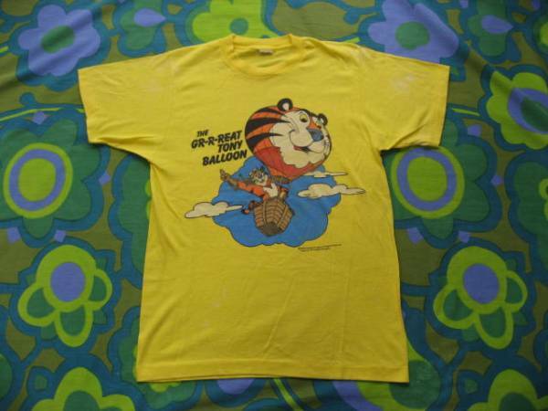 USA製 ビンテージ 1985年 Kellogg's ケロッグ トニータイガー Tシャツ Sサイズ スクリーンスターボディ アドバタイジング