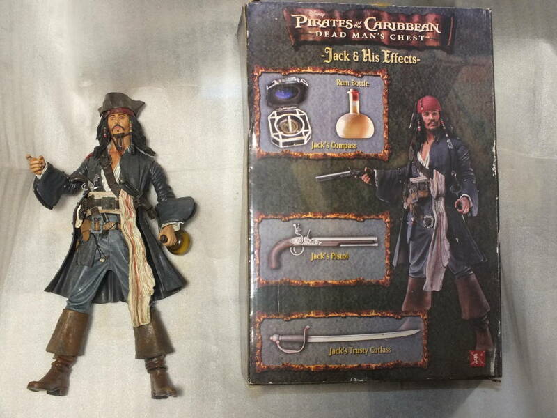 Capt. Jack Sparrow Pirates of the Caribbean パイレーツ オブ カリビアン ジャック スパロー フィギュア 32cm ディズニー 元箱入