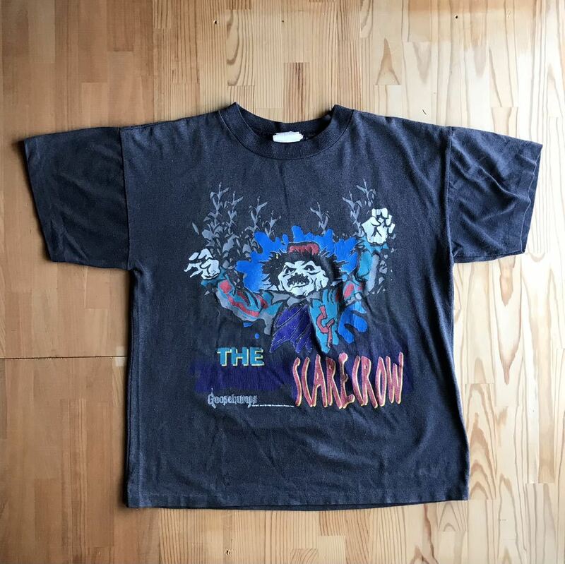 稀少 90s Canada製 Goosebumps グースバンプス the scarecrow walks at midnight tシャツ movie 映画 #20 パスヘッド vintage rob zombie