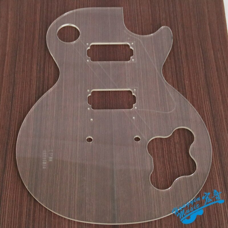LP スタイルエレキギター本体透明アクリルテンプレートギター製造金型