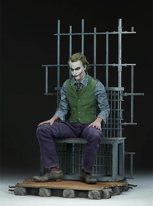 バットマンフィギュア　監獄JOKER ジョーカー　塗装済みガレージキットsideshow数量限定品　完成品　1／4