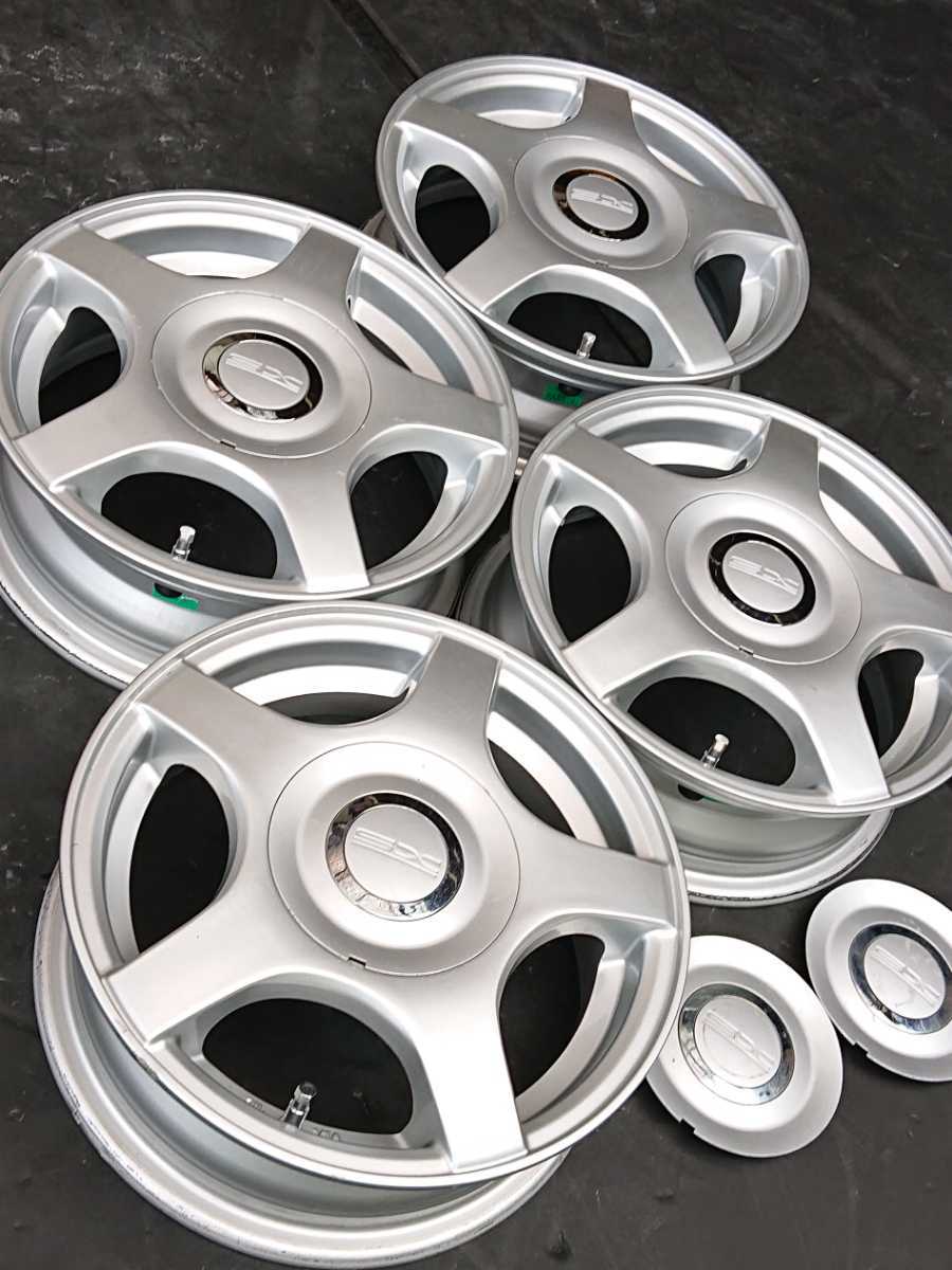 SXスポーク5 13×4.5J+42 8H / 4H-100 4H-114.3 オートバックス アルミホイール タント ムーヴ ワゴンR N-BOX センターキャップオマケ付き