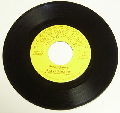 45rpm/ ROOTIE TOOTIE - BILLY HANCOCK - I CAN'T BE SATISFIED / ロカビリー,1978 RIPSAW RECORDS,ネオロカ,WILD,モダン,TAIL,