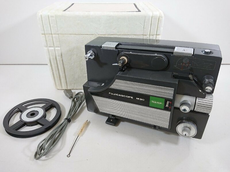 富士フィルム FUJIFILM フジカスコープ M30 8mm映写機 8ミリ 昭和レトロ 映写機 通電のみ確認 ジャンク