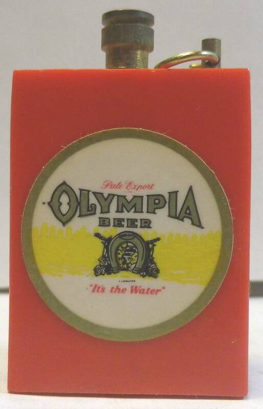 50’アンティークMATCH 『永久マッチ　OLYMPIA BEER　LIGHTER 未使用　マニュアル付き』