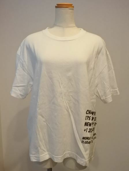 CHARI&CO チャリアンドコー Tシャツ 半袖 Fサイズ 白 ロゴ ondrmi a201h0605