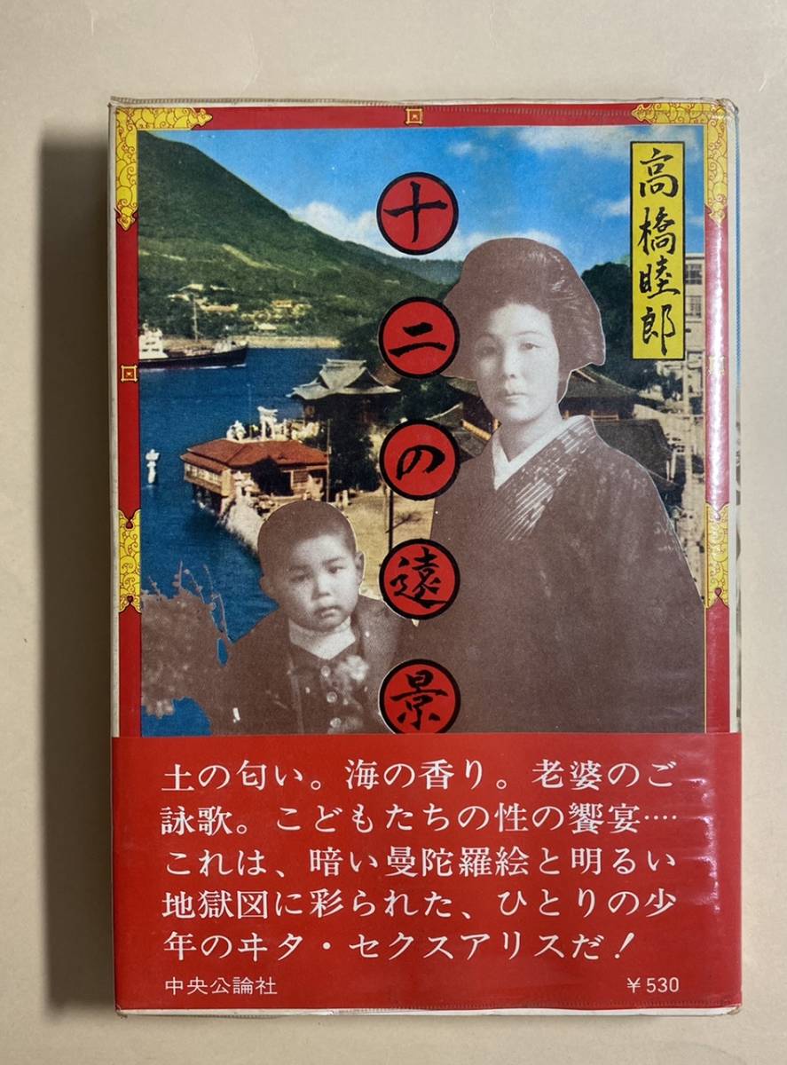 高橋睦郎　十二の遠景　横尾忠則　装幀　1970年 初版