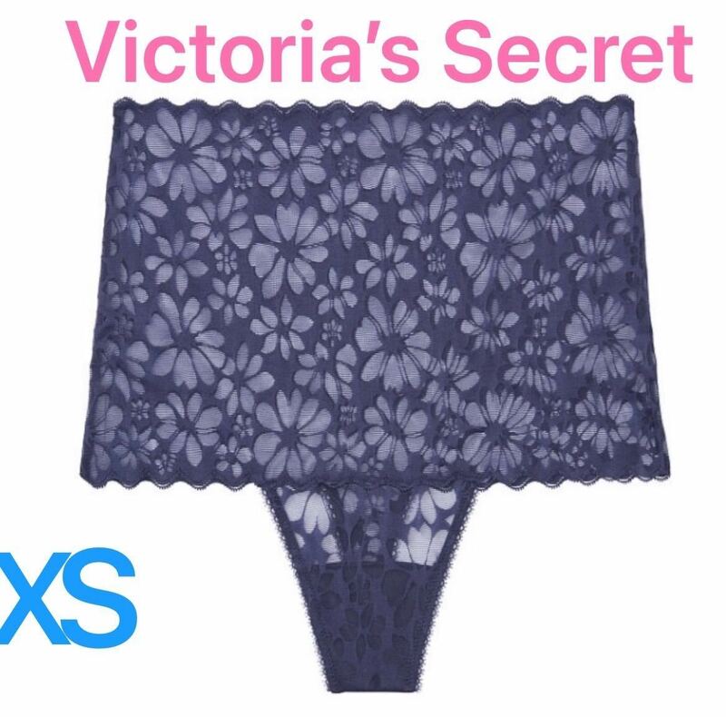 【送料無料】31新品■ヴィクトリアシークレット Victoria's Secret ハイウエスト レース Tバック ショーツ XS (日本サイズ XS～S位) 正規2
