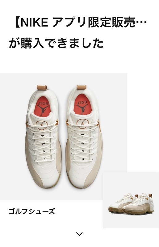 【国内正規品 アプリ限定】新品 / 30 US12 / Nike Air Jordan12 Golf Sail Black / DM9016-109 / ナイキ ゴルフ ジョーダン