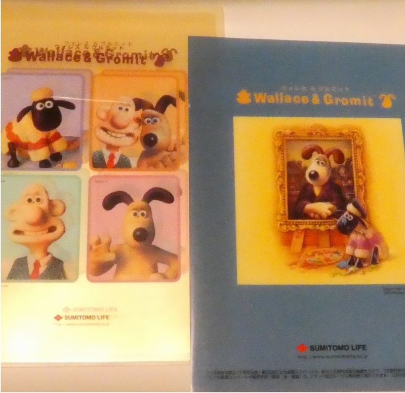 「ウォレスとグルミット」A4クリアファイル2種3枚☆未使用★傷みあり☆住友生命ノベルティ☆Wallace＆Gromit