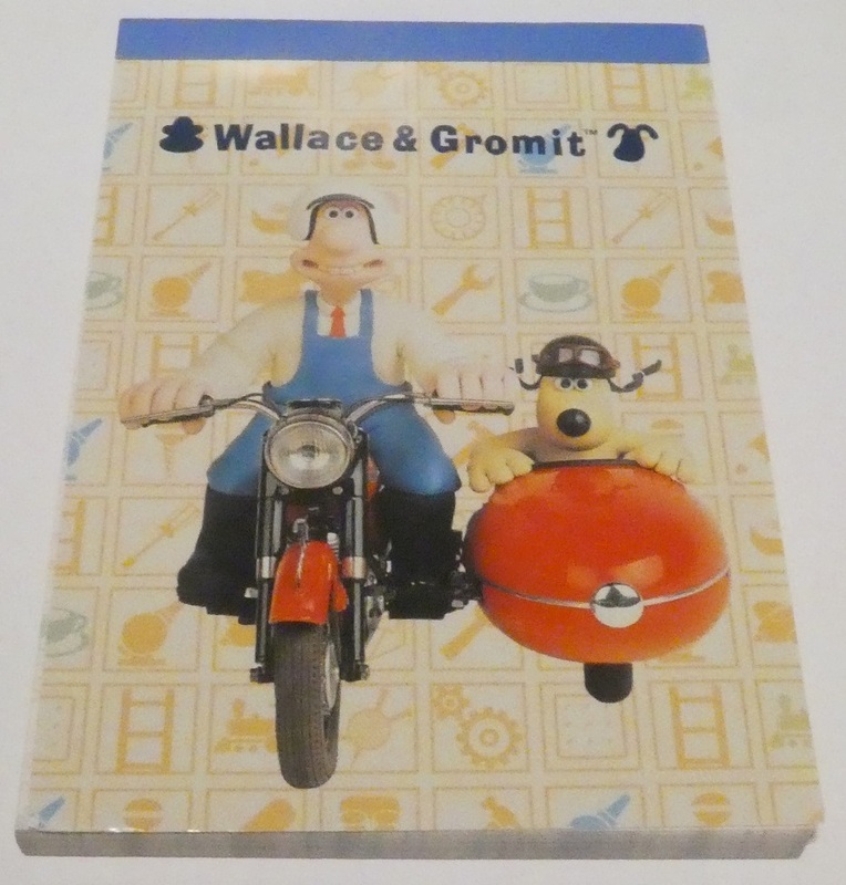 「ウォレスとグルミット」B7サイズメモパッド5柄★数枚使用済☆Wallace＆Gromit☆ショーン/マッグロウ