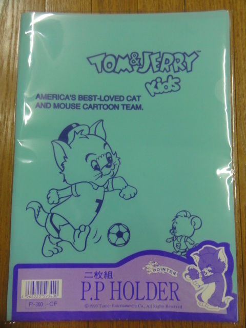 送料無料★1993年 トムとジェリーキッズ A4クリアファイル 2色セット Tom & Jerry Kids