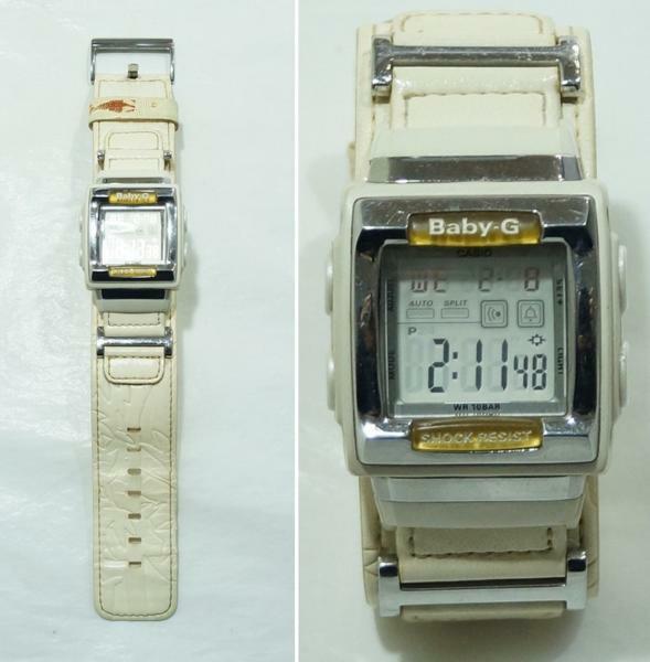 CASIO カシオ 腕時計 Baby-G BG-180LV 白 動作品 レターパックプラス可 0208P8h