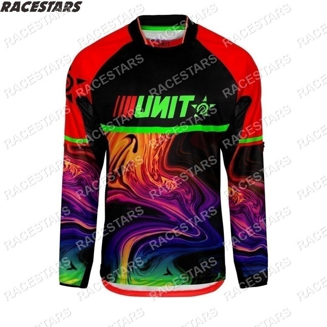 UNIT モトクロスジャージ　長袖Tシャツ エンデューロ　ダウンヒル　メッシュ素材　サイズL　#2