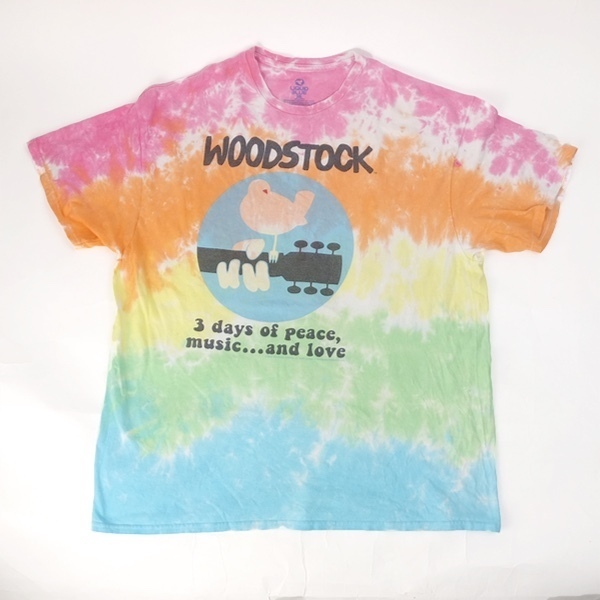 ウッドストック　タイダイ　Tシャツ　古着 WOODSTOCK【メール便可】 [9015926]